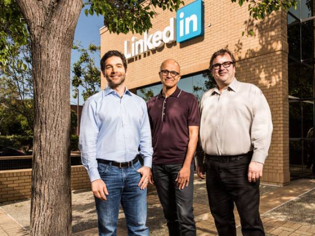 Microsoft to acquire LinkedIn. PHOTO: MICROSOFT
