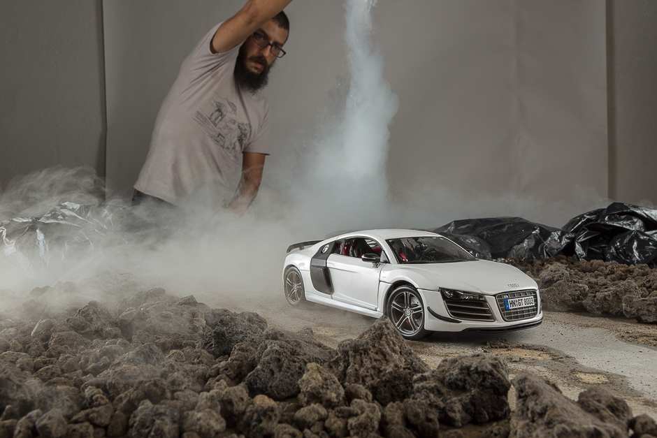 These Audi R8 pictures were shot without a car and the results are amazing