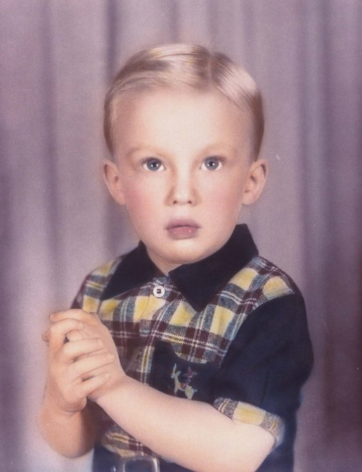 Donald Trump at age four. CREDIT: TBD, From Trump's Facebook with permission from Hope Hicks