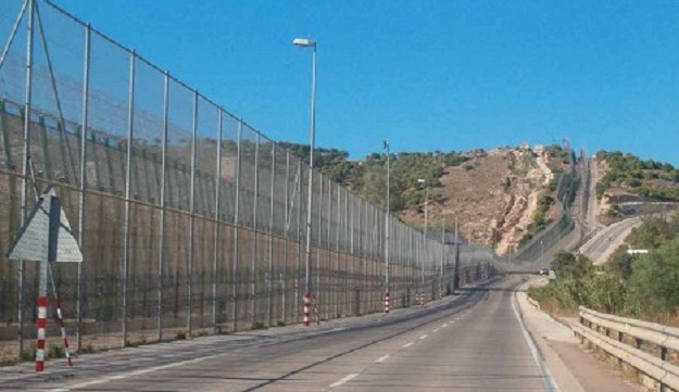 Spain border with Morocco. PHOTO: AFP