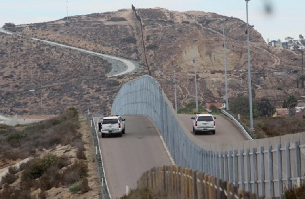 Border Patrol agents guard the US-Mexico border. PHOTO: AFP