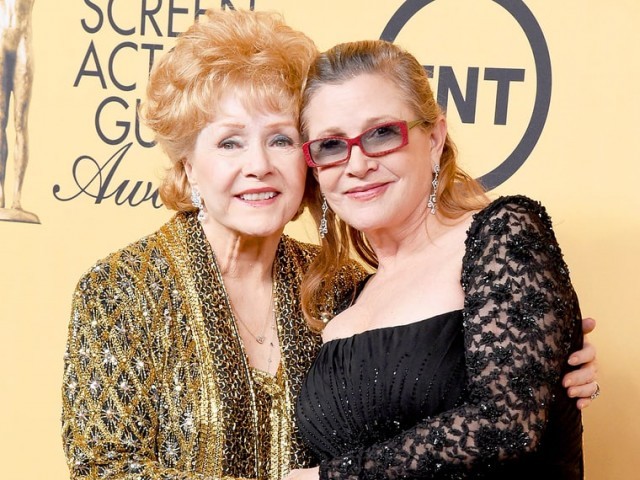 Image result for Debbie Reynolds, daughter Carrie Fisher to be buried side by side