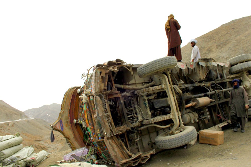 the accident occured near the akhor bun hajeera of district rawalkot on the wee hours of thursday photo express