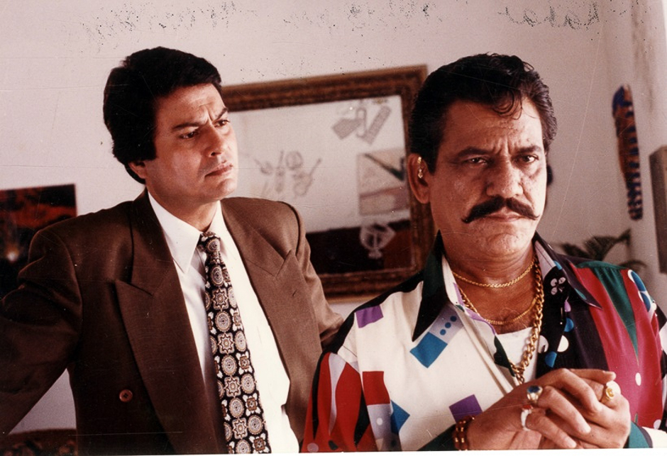 Actor Kanwaljit Singh and Om Puri in tv serial AAHAT. Express archive photo