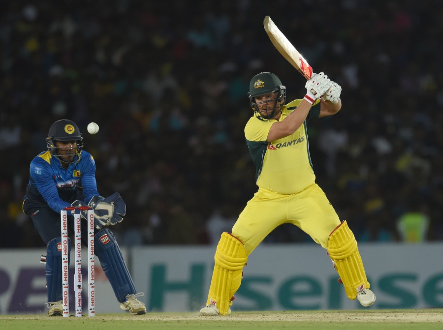 finch will lead his side in absence of smith warner photo afp