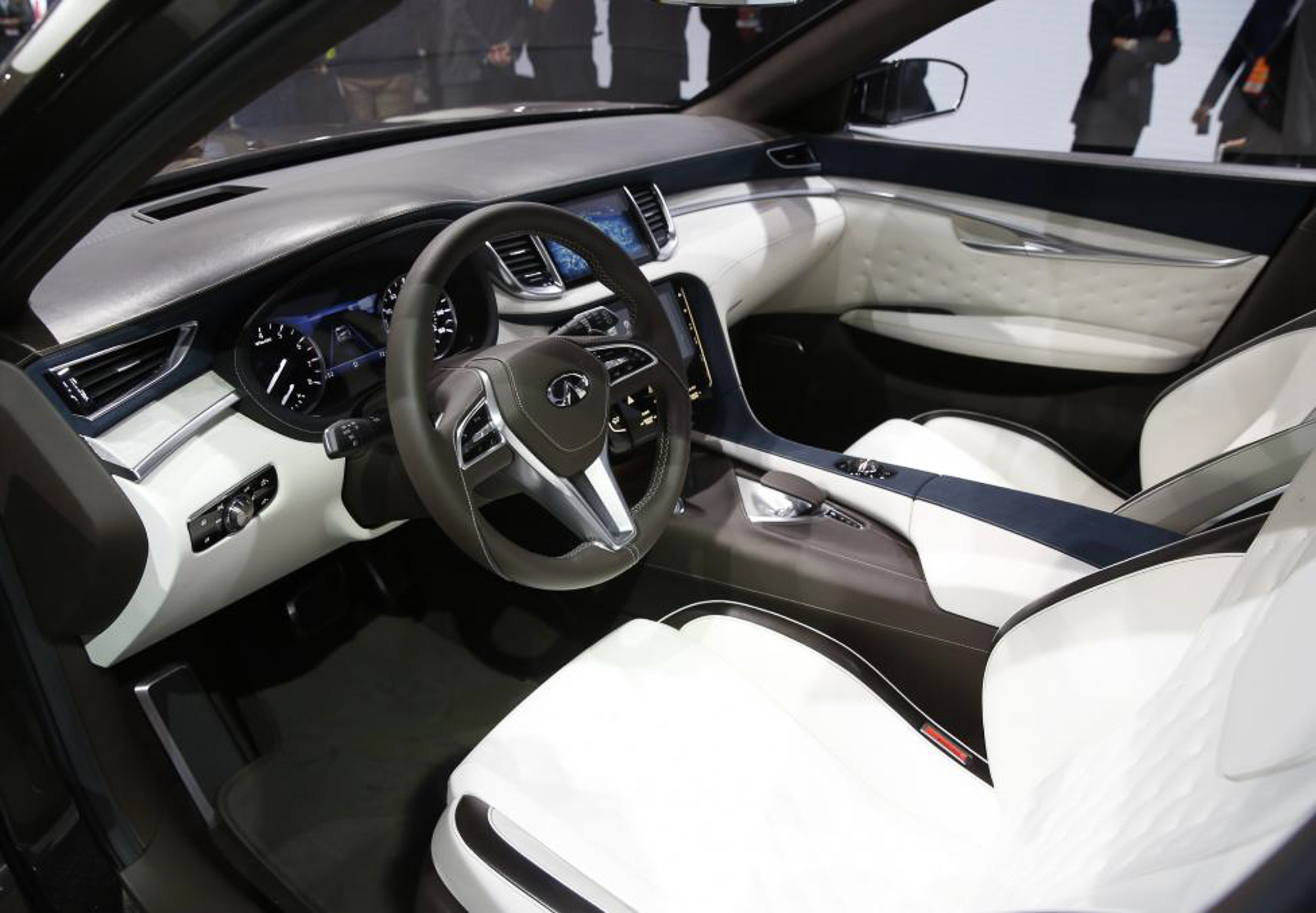 Interior view of the Infiniti QX50 concept car. PHOTO: REUTERS