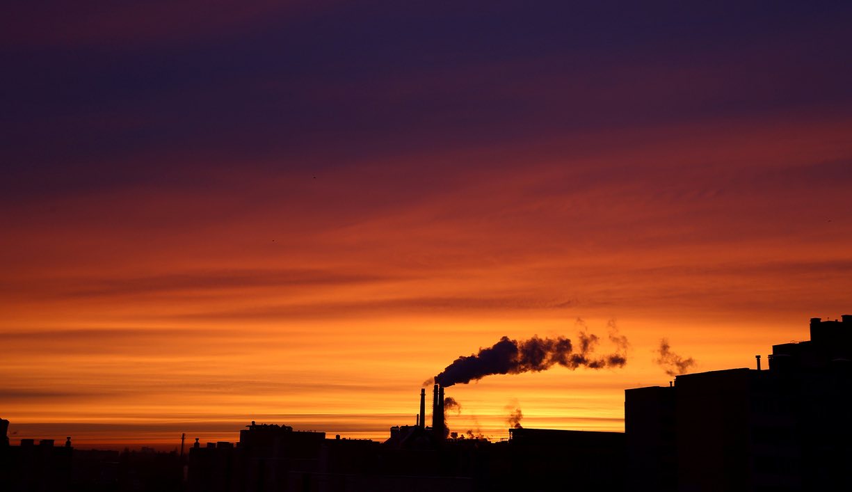 A gas-fired power station at sunrise, Minsk, Belarus. PHOTO: REUTERS