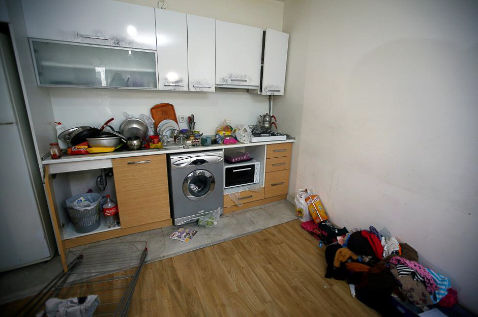 The kitchen of a hideout where the alleged attacker of Reina nightclub was caught. PHOTO: REUTERS