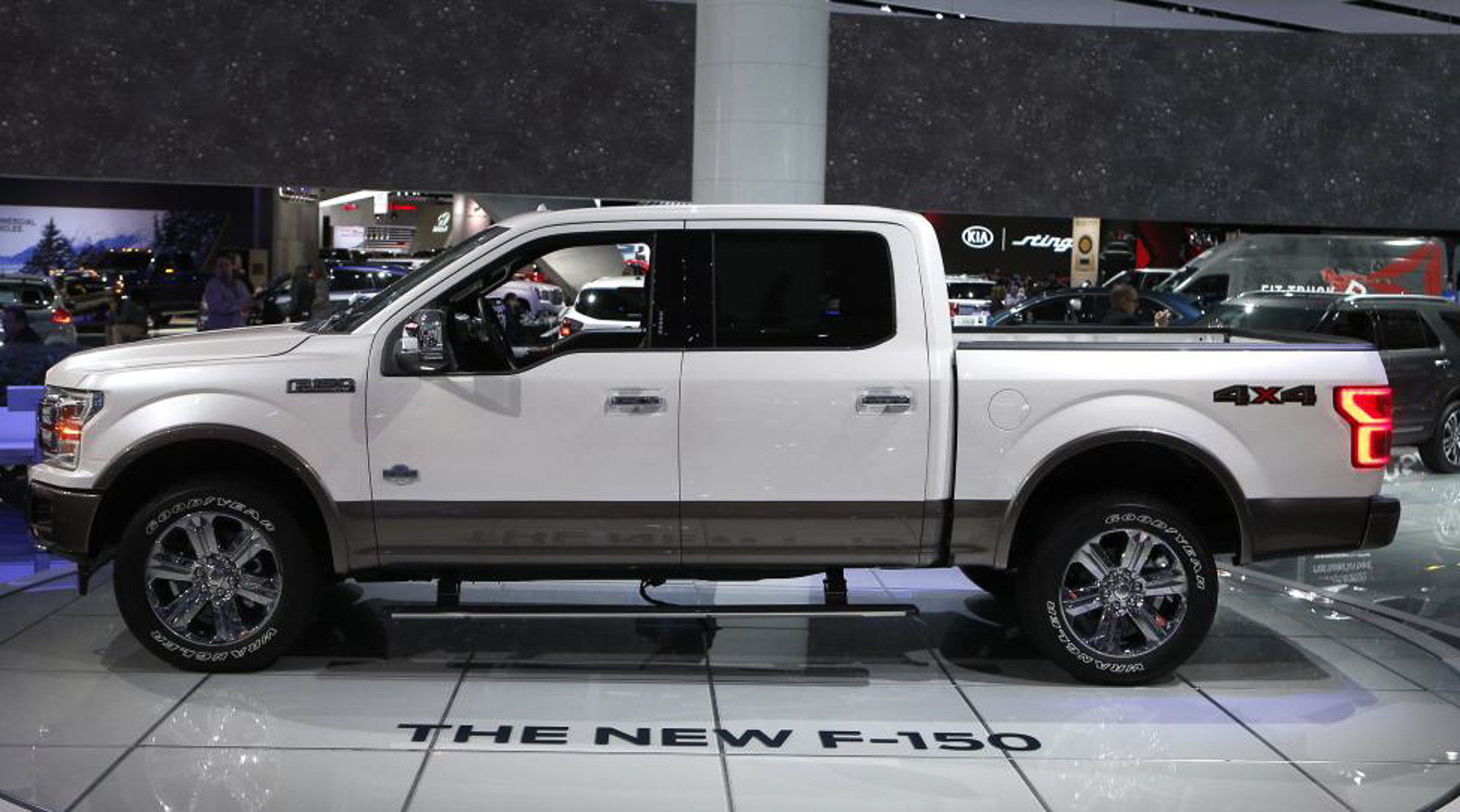 A 2018 Ford F-150 