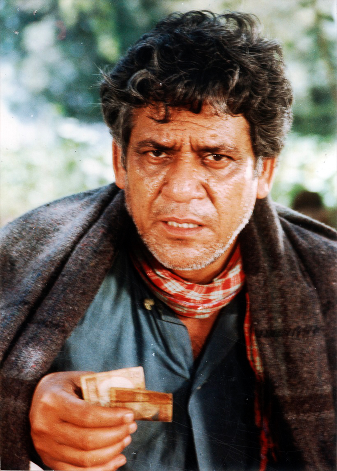 Actor Om Puri in KIRDAR. Express archive photo