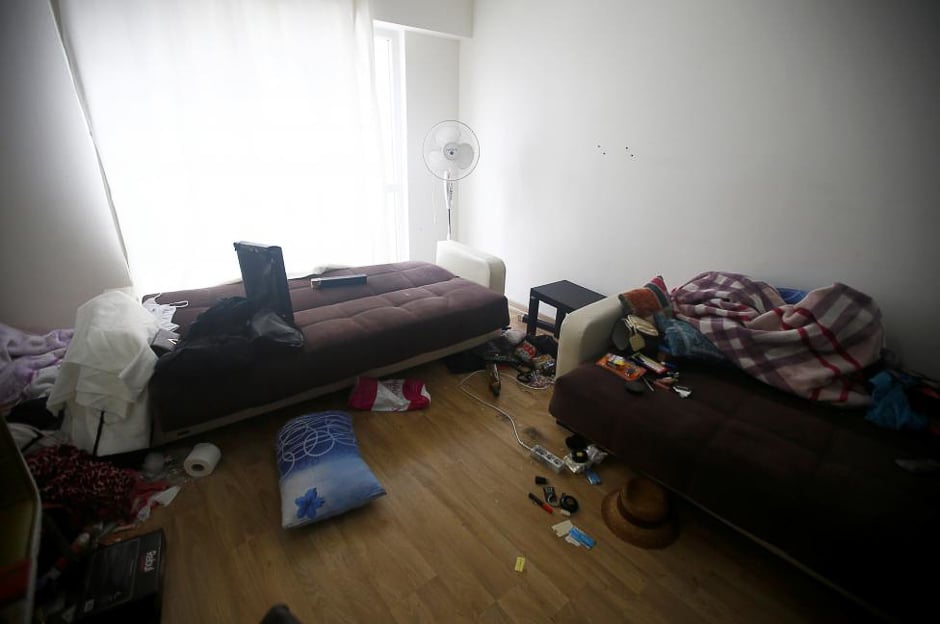 The living room of a hideout. PHOTO: REUTERS