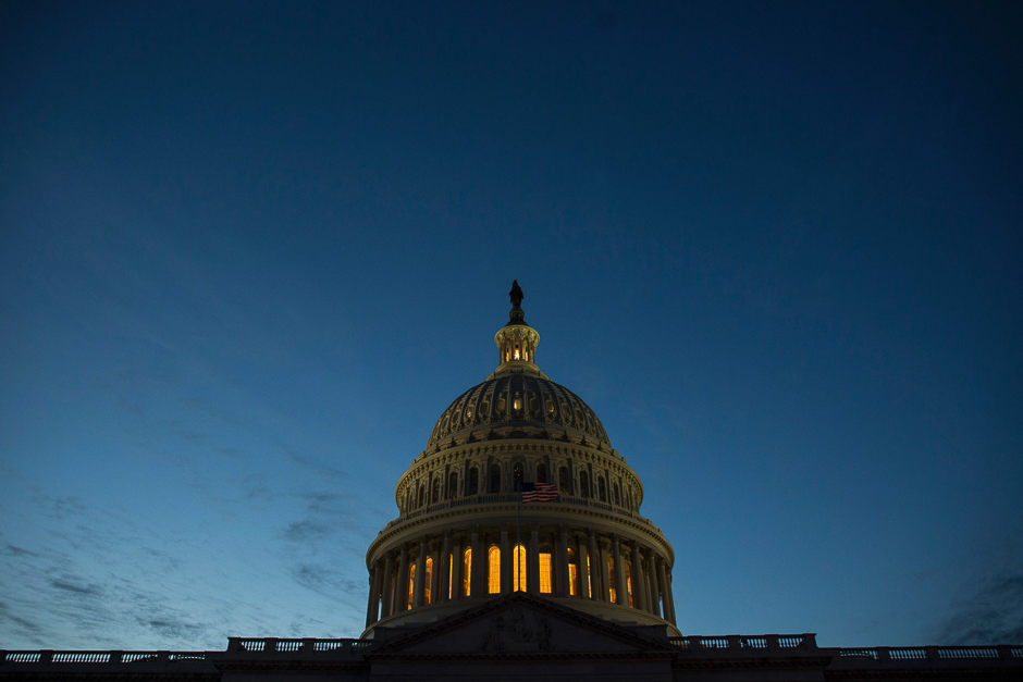 The US Capitol building is pictured January 9, 2017 in Washington, DC. PHOTO: AFP