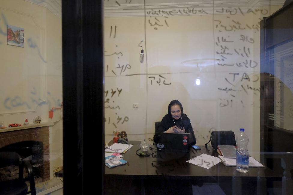 IRAN: An employee works at Takhfifan company in Tehran, Iran January 19, 2016. REUTERS/Raheb Homavandi/TIMA