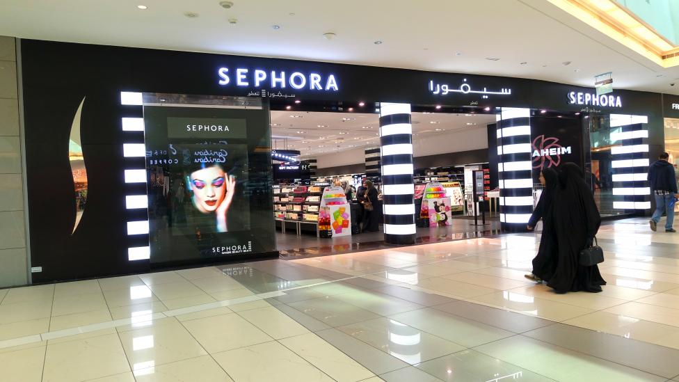 KUWAIT: People walk past a Sephora outlet in Avenues Mall in Kuwait City, Kuwait, January 19, 2016. REUTERS/Stephanie McGehee