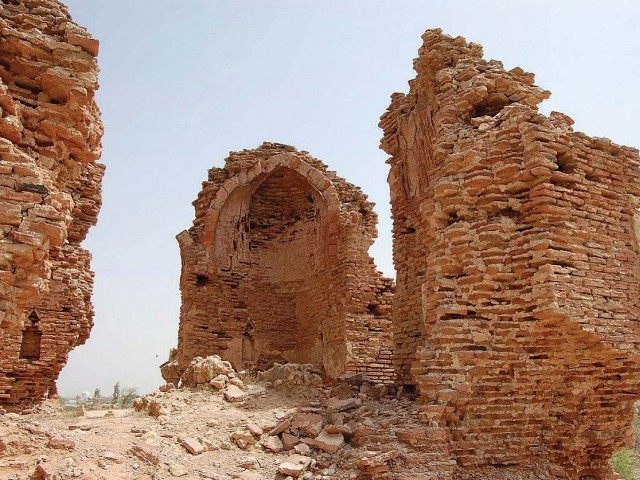 Built at the advent of Islam in the subcontinent, buried by us humans ...