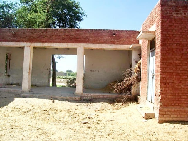 Lessons in squatting: Landlord using school as cattle shed 