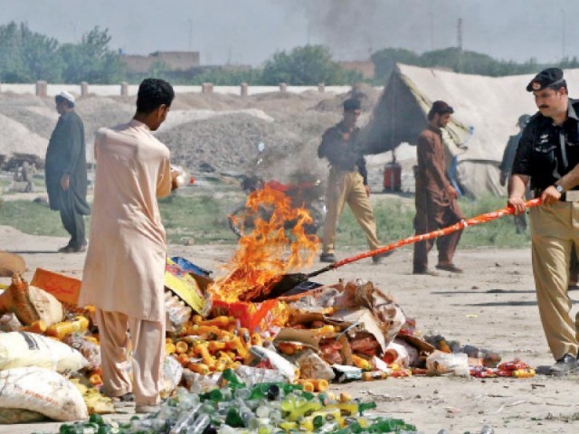 ‘Fake’ bonfire: Substandard products worth Rs4 million set alight | The ...