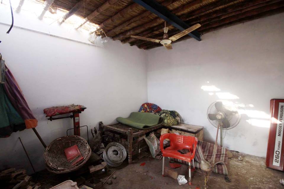 The ransacked room of the couple's house. PHOTO: SHAFIQ MALIK / EXPRESS TRIBUNE
