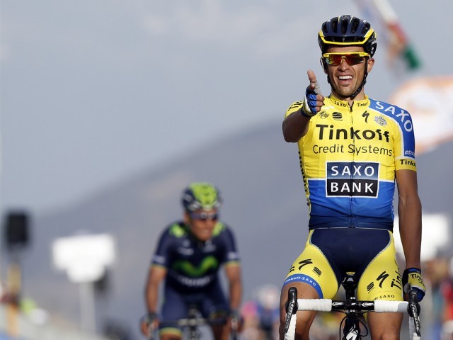 Spain?s Contador announced earlier that he intends to retire after two more seasons at the top. PHOTO: AFP