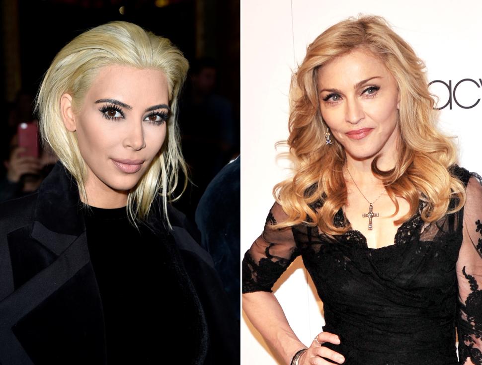 Kim S Blonde Hair Inspired By Madonna The Express Tribune