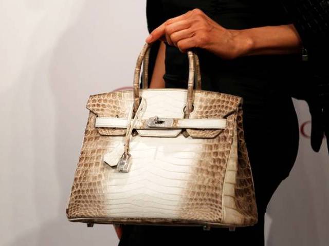 Diamond-encrusted Hermes handbag sold for record $300,000 | The Express Tribune