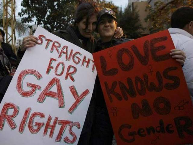 Gay sex demonstration