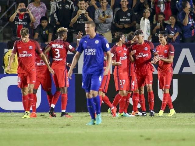 PSG thrash Leicester in International Champions Cup  The Express Tribune
