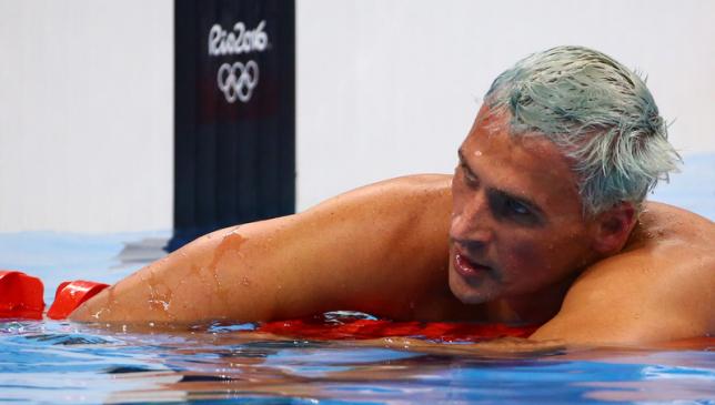 The Olympic Pool Is Turning Gold Medallist Ryan Lochte S Hair