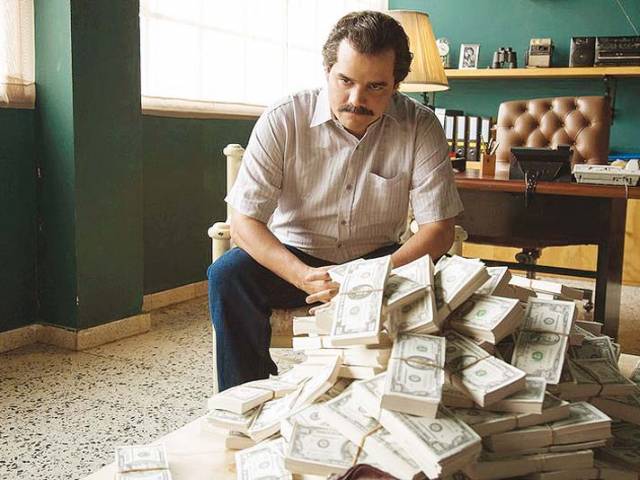 Pablo Escobar is played by actor Wagner Moura, who bows out of the show towards the end of season two. PHOTO: FILE 