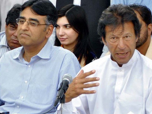 asad umar says party workers being harassed detained illegally photo express