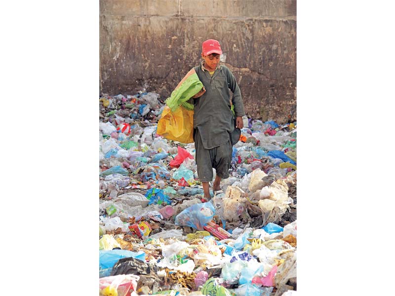 almost 25 days since the mayor s 100 day cleanliness campaign began undesignated garbage collection points near the boundary walls of the colony s schools and colleges still continue to deface shah faisal colony photos ayesha mir express