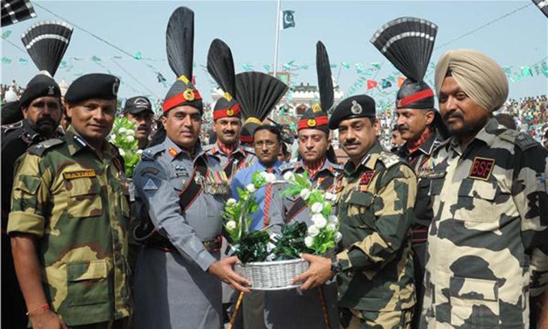 Image result for india pakistan border sweets exchange