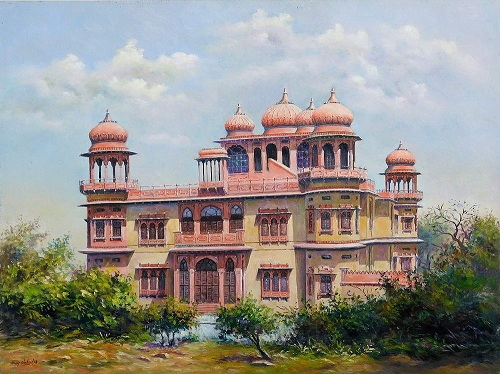 A back view of the Mohatta Palace Museum. PHOTO: Courtesy Artciti Gallery