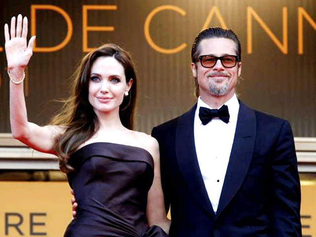 Angelina Jolie and Brad Pitt. PHOTO: AFP