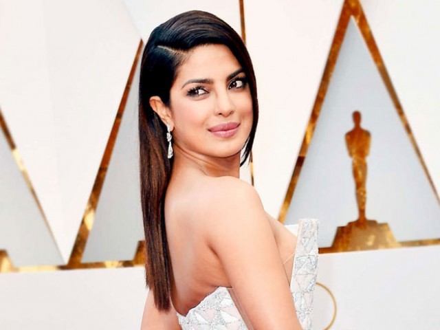 Priyanka Chopra at Oscars 2017. PHOTO: E! ONLINE