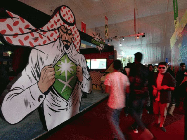 AFP / FAYEZ NURELDINESaudis attend the country's first ever Comic-Con event in the coastal city of Jeddah on February 16, 2017
