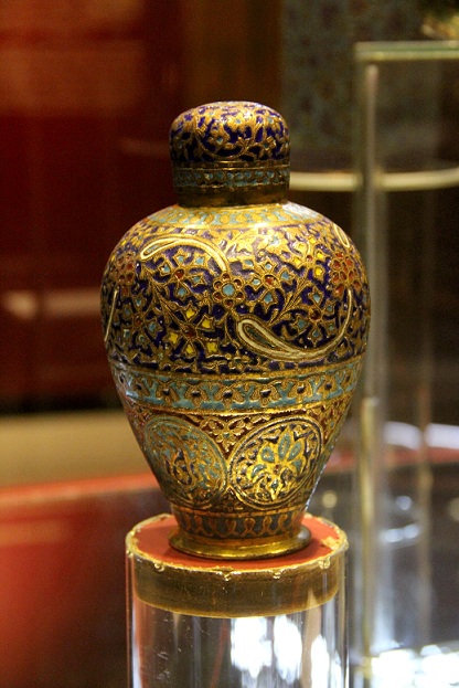 A vase with Kashmiri handcrafted work on it. PHOTO: AYESHA MIR/EXPRESS