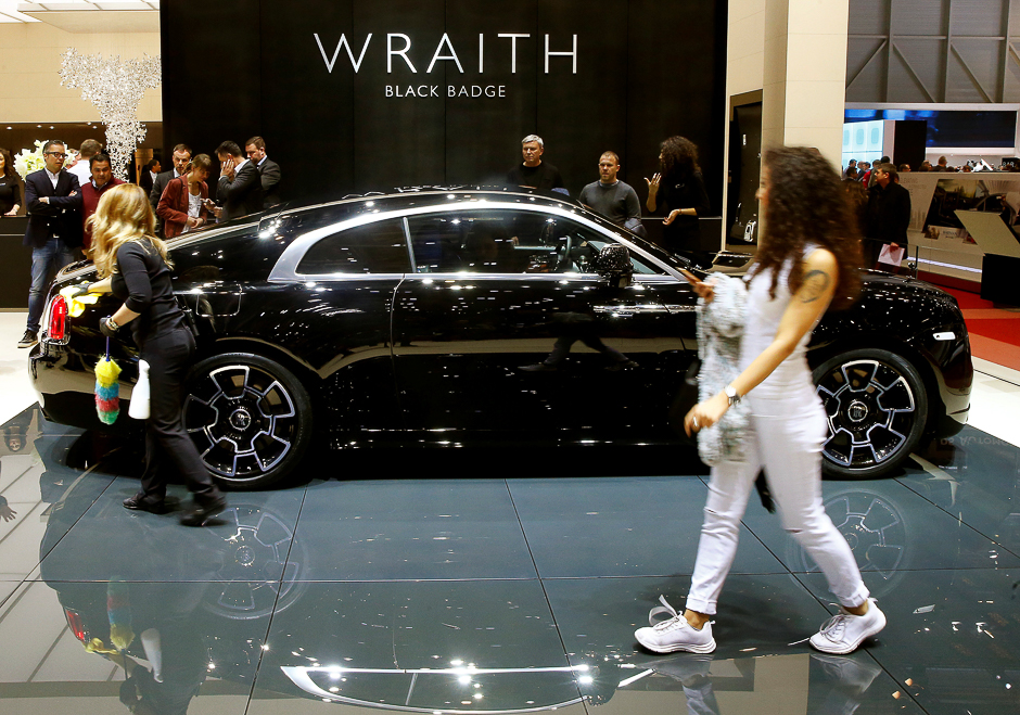 Rolls-Royce Wraith Black Badge car. PHOTO: REUTERS
