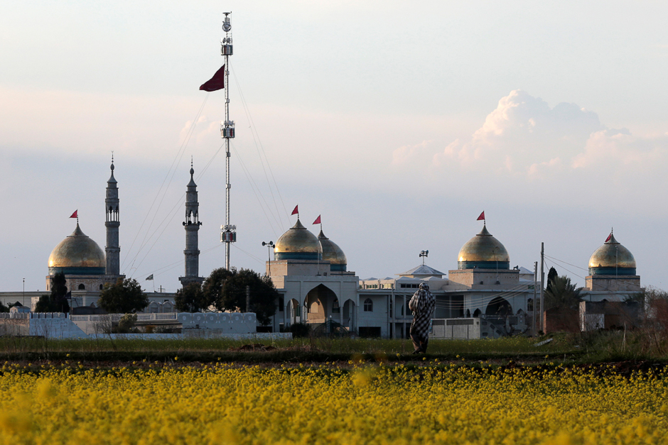 A view of the Imambargah Jaagir Ali Akbar shrine in Chakwal, Pakistan. PHOTO: AFP