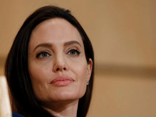 US Actor and UNHCR Special Envoy Angelina Jolie attends a conference at the United Nations in Geneva, Switzerland, March 15, 2017. PHOTO: REUTERS