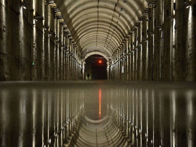 China's "816 Nuclear Military Engineering" installation has the world's largest known network of man-made tunnels. PHOTO: AFP