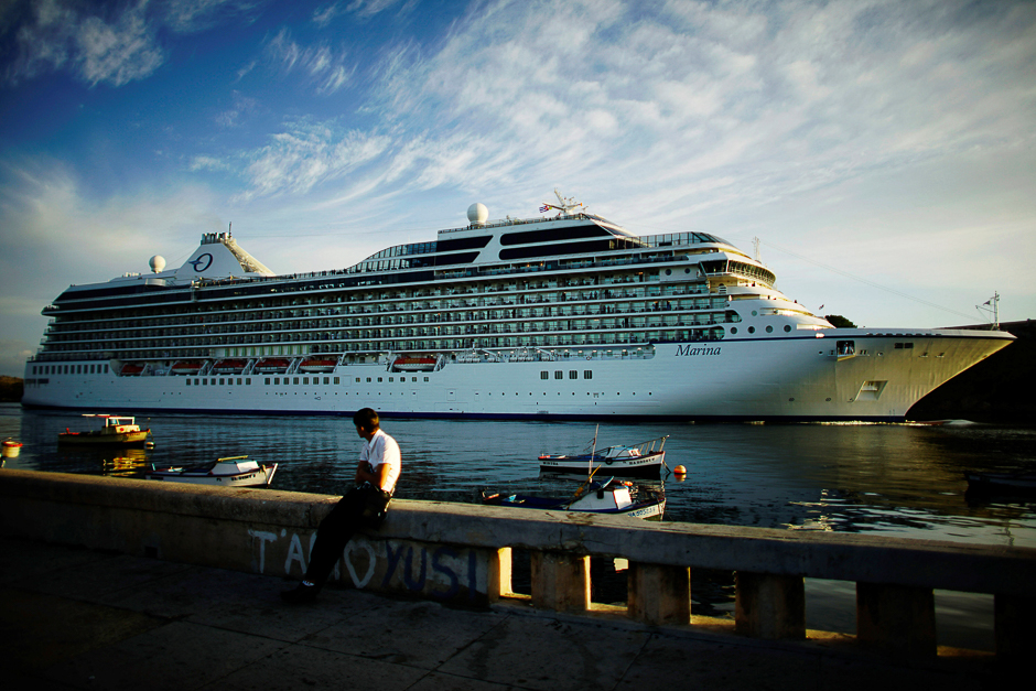 US Norwegian Cruise Line Holdings cruise ship Marina arrives at the Havana bay, Cuba. PHOTO: REUTERS