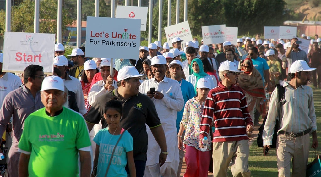 The walk was held to create awareness about the disease. PHOTO: ATHAR KHAN/EXPRESS