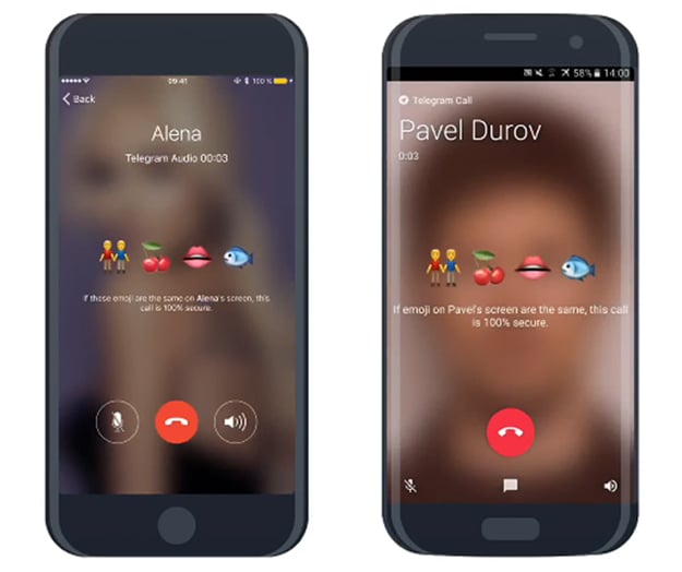 Telegram introduces encrypted Voice Calls with emoji activation keys