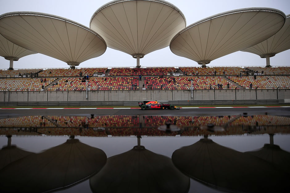 Formula One driver Daniel Ricciardo of Australia drives during the first practice session at the Shanghai International Circuit, Shanghai, China. PHOTO: REUTERS
