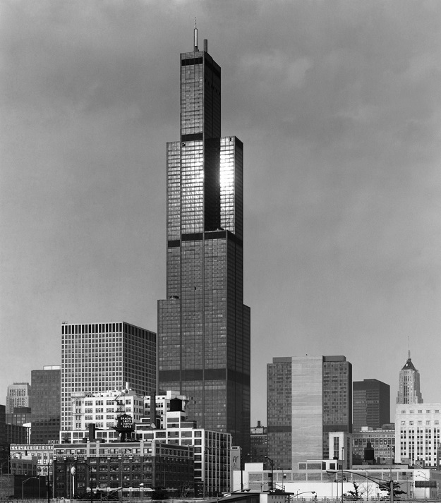 Sears Tower, renamed Willis Tower, Chicago, 1971. PHOTO: SOM