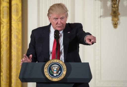 President Donald Trump PHOTO: AFP