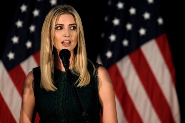 ivanka trump daughter of republican presidential nominee donald trump speaks at a campaign event in aston pennsylvania us photo reuters