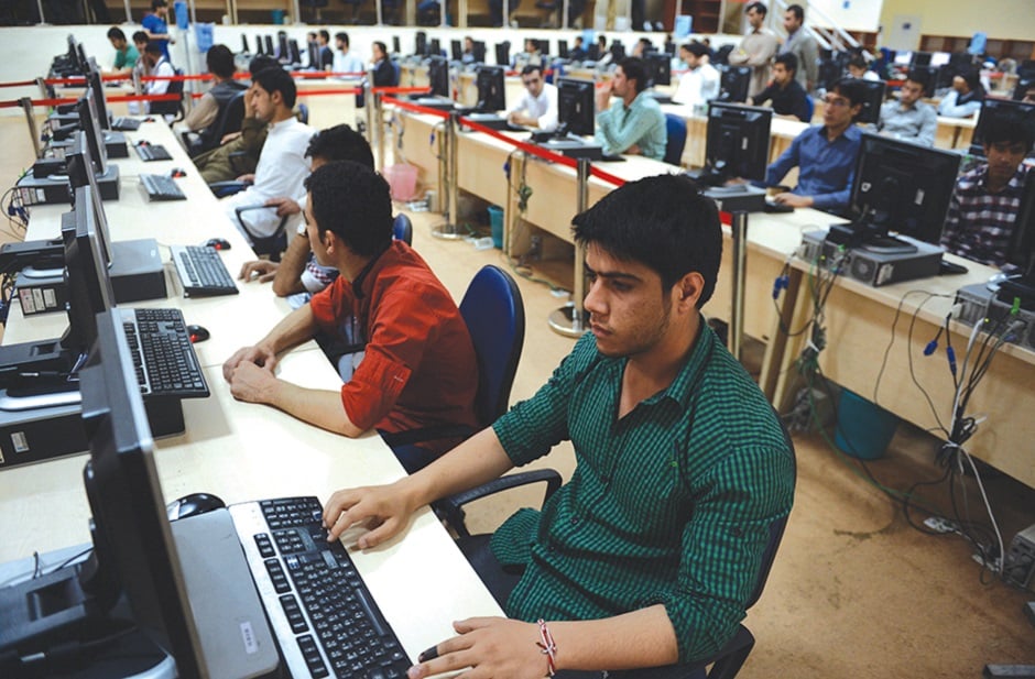 it outsourcing has been one of india 039 s flagship industries photo afp