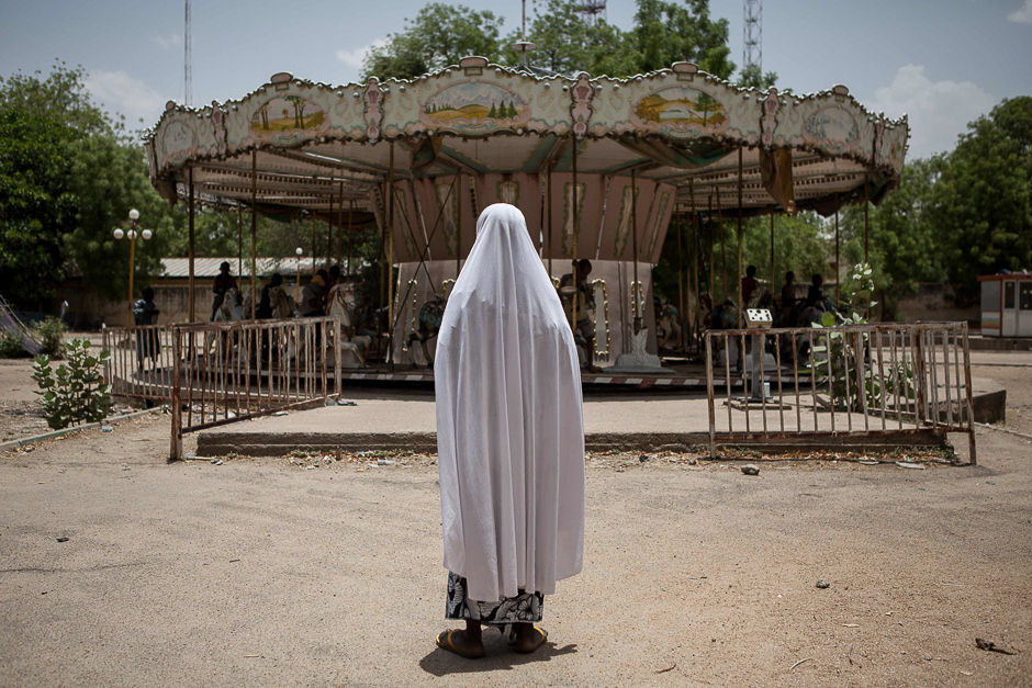 20.merry-go-round in an abandoned amusement park in Maiduguri, Nigeria. PHOTO: AFP